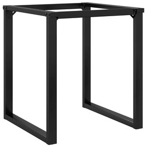 vidaXL Ruokap&ouml;yd&auml;n jalat O-muoto 60x60x73 cm ter&auml;st&auml;