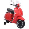 vidaXL Sähkömoottoripyörä lapsille Vespa GTS300 punainen