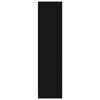 vidaXL Vaatekaappi vetolaatikoilla musta 50x50x200 cm tekninen puu