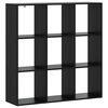 vidaXL Kirjahylly 102 x 29 x 103,5 cm Tekninen puu Musta tammi
