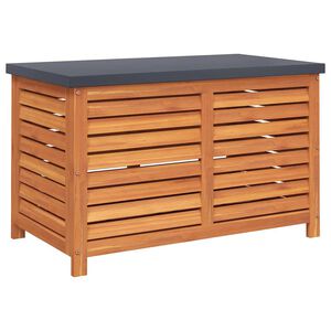 vidaXL Ulkos&auml;ilytyslaatikko 60x50x55 cm t&auml;ysi eukalyptuspuu