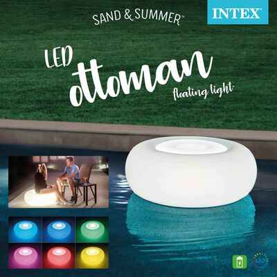 92564 Intex LED Ottoman 86x33 cm