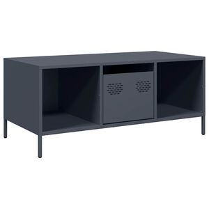 vidaXL sohvap&ouml;yt&auml; antrasiitti 101,5x50x43,5 cm kylm&auml;valssattu ter&auml;s