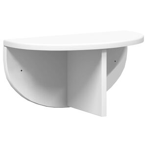 vidaXL Sein&auml;hylly Valkoinen 38 x 19 x 19 cm Tekninen puu