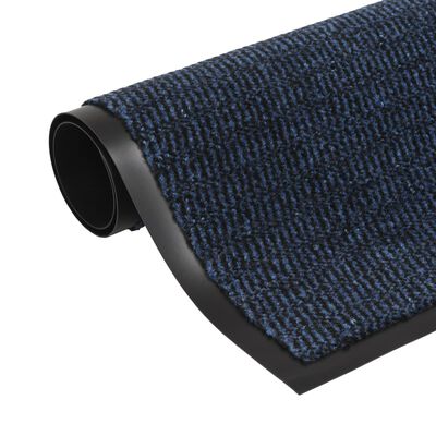 vidaXL Kuramatto suorakulmainen nukkapinta 40x60 cm sininen