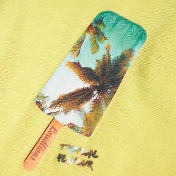 Lasten T-paita keltainen 128