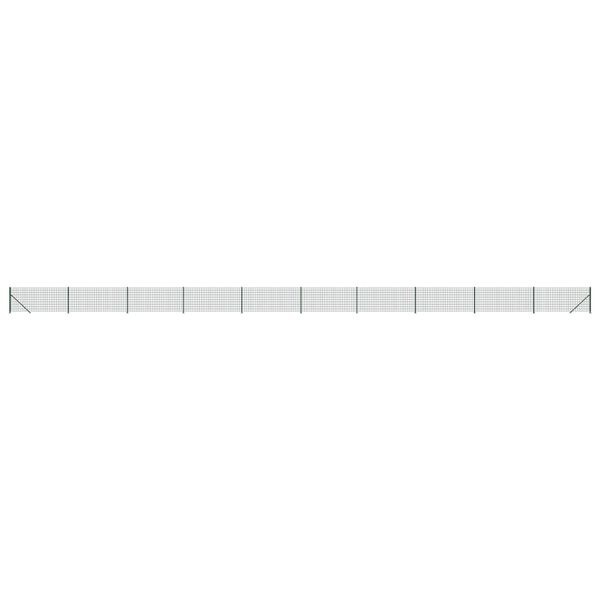 vidaXL Verkkoaita laipalla vihre&auml; 0,8x25 m