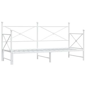 vidaXL-sohvas&auml;nky ilman patjaa valkoinen 75x190 cm Ter&auml;s