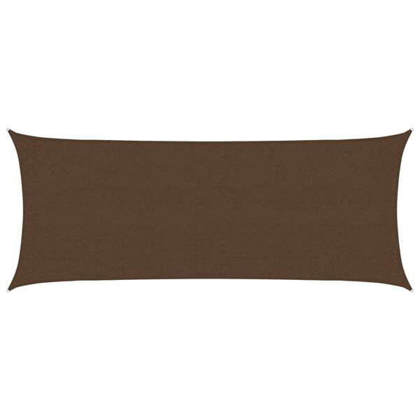 vidaXL Aurinkopurje 160 g/m&sup2; ruskea 2x5 m HDPE