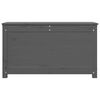 vidaXL Säilytyslaatikko harmaa 80x40x45,5 cm täysi mänty