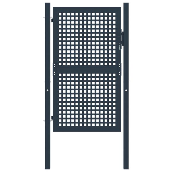 vidaXL Aitaportti antrasiitti 102x125 cm ter&auml;s