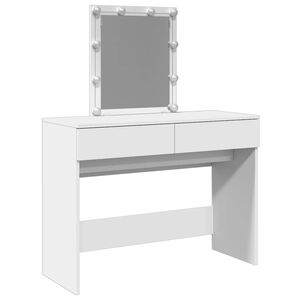 VidaXL Peilip&ouml;yt&auml; LED-valoilla valkoinen 100x40x130 cm