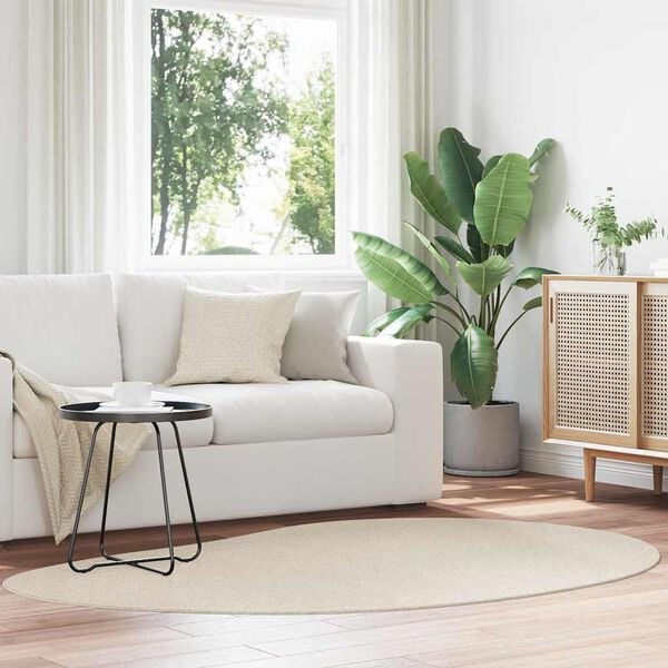 vidaXL Alue matot HUARTE Beige 140 x 200 cm Polyesteri