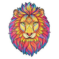 UNIDRAGON Puupalapeli 327 palaa Mysterious Lion King Size 31x40 cm