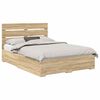 vidaXL S&auml;ngyn runko p&auml;&auml;tyll&auml; Sonoman tammi 5FT King Size Tekninen puu