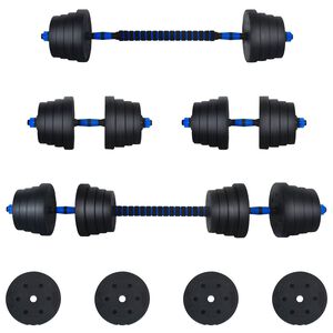 vidaXL 2-in-1 K&auml;sipainosetti 40 kg Musta ja Sininen