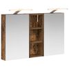 vidaXL Kylpyhuoneen kaappisetti 3 kpl 80 x 10,5 x 50 cm Tekninen puu
