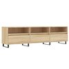 vidaXL TV-taso Sonoma-tammi 150x30x44,5 cm tekninen puu