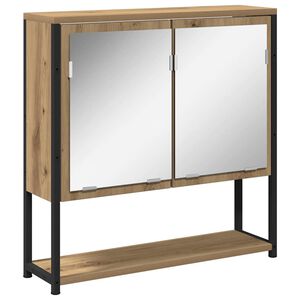vidaXL Peilikaappi Artisan tammi 60 x 16 x 60 cm Tekninen puu