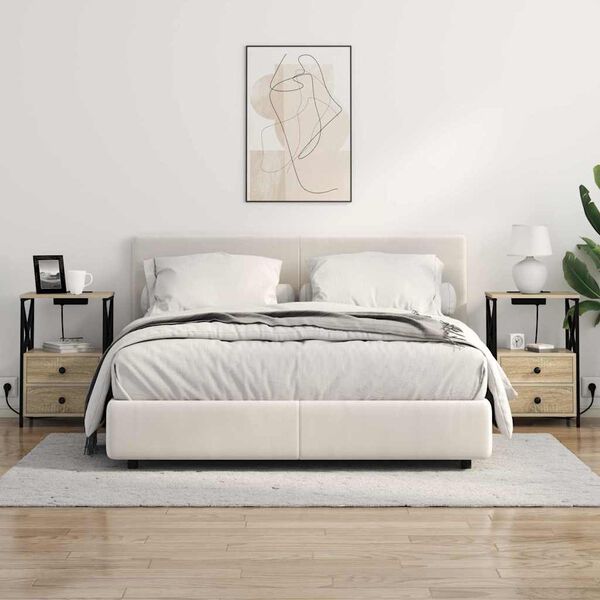 vidaXL Y&ouml;p&ouml;yt&auml;kaappi Sonoman tammi 40 x 31 x 60 cm Tekninen puu