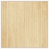 vidaXL Matto neli&ouml; vaalea luonnollinen 100x100 cm bambu