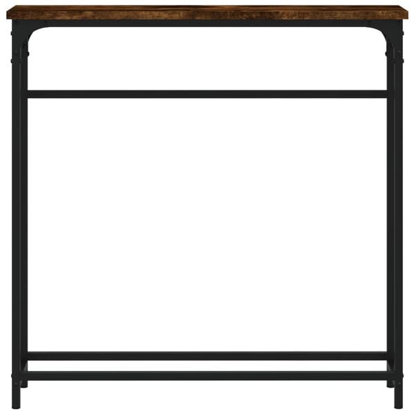 vidaXL Konsolip&ouml;yt&auml; savutammi 75x19,5x75 cm tekninen puu