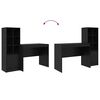 vidaXL P&ouml;yt&auml; laatikon kanssa 2 pcs Musta tammi.