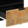vidaXL Yöpöytäkaappi Ruskea 40x33x46 cm Massiivipuu Mango