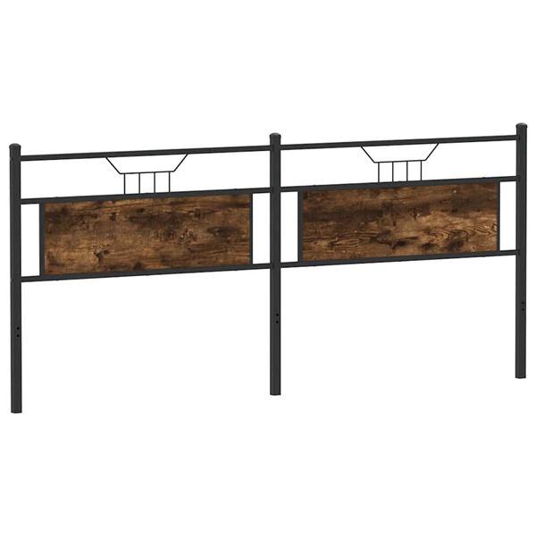 vidaXL S&auml;ngynp&auml;&auml;ty savutammi 193 cm tekninen puu ja ter&auml;s