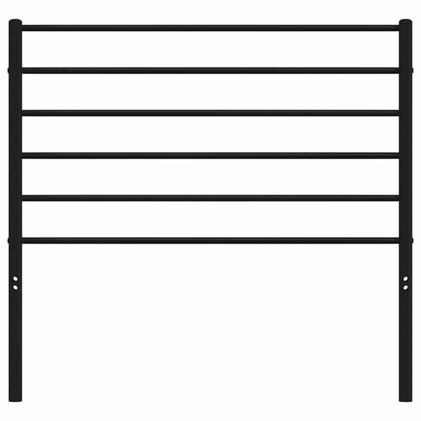 vidaXL Metallinen vaihtop&auml;&auml;ty musta 90 cm