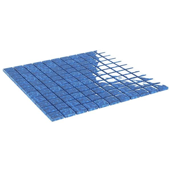 vidaXL Mosaiikkilaatta 11 pcs Sininen 50 x 50 cm Lasi