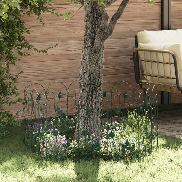 vidaXL Puutarha-aita S&auml;leikk&ouml; Vihre&auml; 307 x 54,5 x 0,3 cm