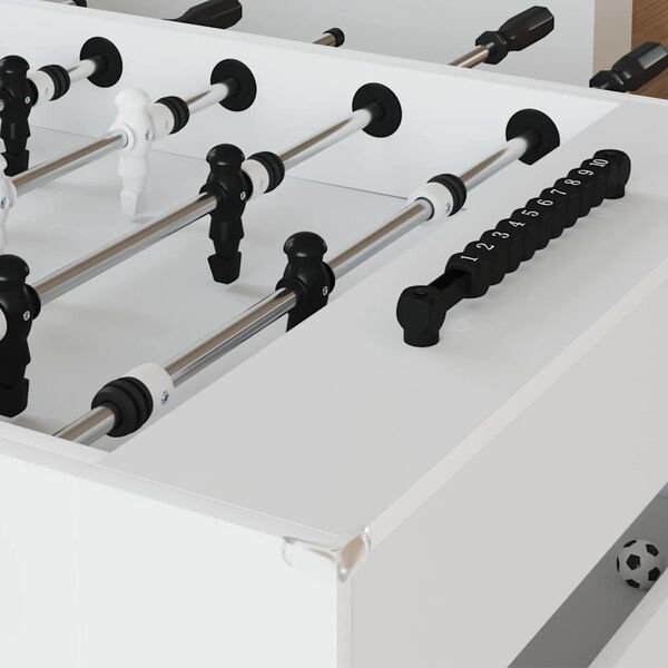 vidaXL Futisp&ouml;yt&auml; 2 pcs Valkoinen 146,5 x 74 x 85 cm Tekninen puu