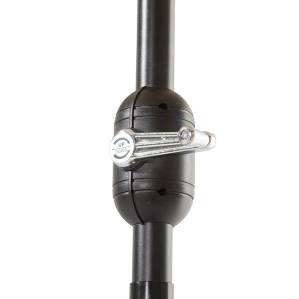 Madison Puutarha-aurinkovarjo Lanzarote 250 cm pyöreä ruskeanharmaa