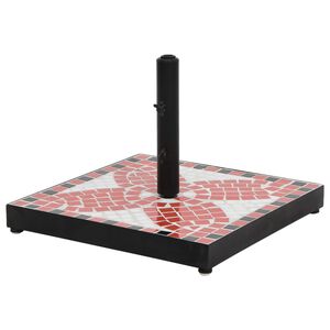 vidaXL Aurinkovarjon jalka terrakotta ja valkoinen neli&ouml; 12 kg