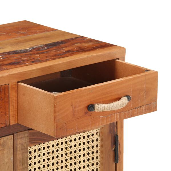 vidaXL Senkki 65x35x75 cm kierr&auml;tetty t&auml;yspuu