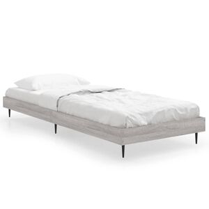 vidaXL S&auml;ngynrunko harmaa Sonoma 75x190 cm tekninen puu