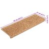 vidaXL Porrasmatot 20 kpl 65x21x4 cm Beige Suorakulmainen Reuna