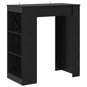 vidaXL Baarip&ouml;yt&auml; 95 x 47 x 103,5 cm Tekninen puu Musta tammi