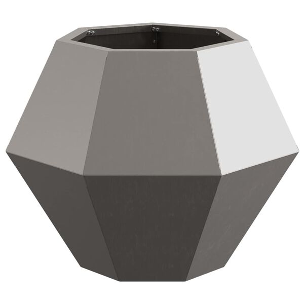 vidaXL Kukkalaatikko Ruosteinen 50 x 50 x 40 cm Kulunut Ter&auml;s