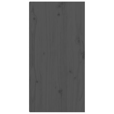 vidaXL Seinäkaappi harmaa 30x30x60 cm täysi mänty