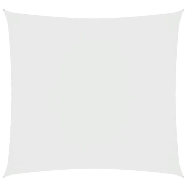 vidaXL Aurinkopurje Oxford-kangas neliö 7x7 m valkoinen