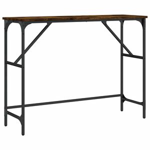 vidaXL Konsolip&ouml;yt&auml; savutammi 100x32x75 cm tekninen puu