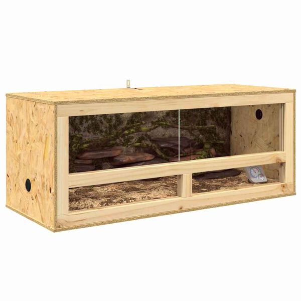 vidaXL Terrarium Ruskea 100 x 40 x 40 cm OSB