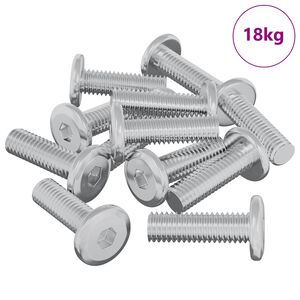 vidaXL Ruuvi 1593 pcs Hopea 8 x 25 mm Ter&auml;s