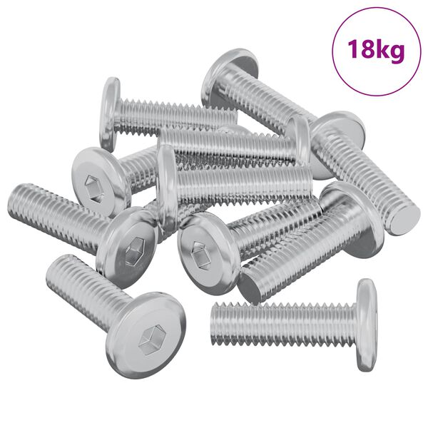 vidaXL Ruuvi 1593 pcs Hopea 8 x 25 mm Ter&auml;s
