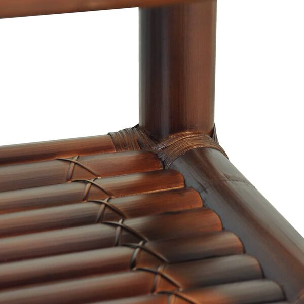 vidaXL Yöpöytä 40x40x40 cm bambu tummanruskea