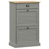 vidaXL Kenk&auml;kaappi VIGO 60x35x96 cm harmaa t&auml;ysi m&auml;nty