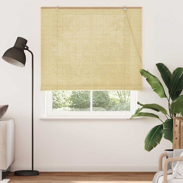 vidaXL Rullaverho verhoilla Luonto 140 x 220 cm Bambu