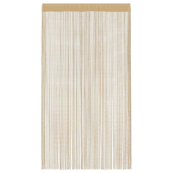 vidaXL String-verhot 2 kpl 140x250 cm Beige
